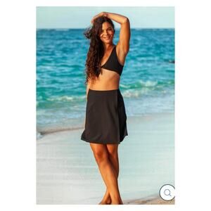 Ripskirt Hawaii Black wrap Skirt Length 2 Sz.L